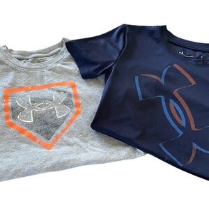 Under Armour Boys Size 6 Short Sleeve Active Tee Shirt Bundle